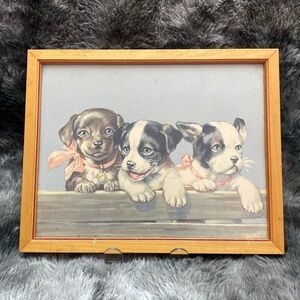 Vintage Puppy Dog Trio.